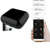 Resim Rogfer Siyah Kare Wifi Akıllı Infrared Kumanda: Zamanlama, Ses Kontrolü, Ev Aletleri Uzaktan Denetimi 