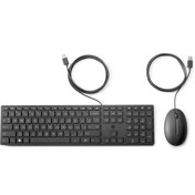 Resim HP 320MK Siyah Kablolu Klavye Mouse Seti 9SR36AA 