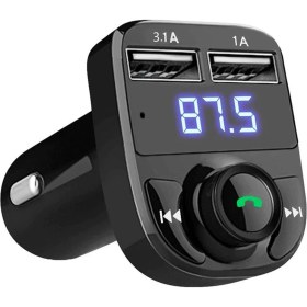 Resim Tüm Cep Telefonlara Uyumlu Fm Transmitter Bluetooth Radyo Araç Kiti Çakmaklık USB Girişli Şarj Alet 
