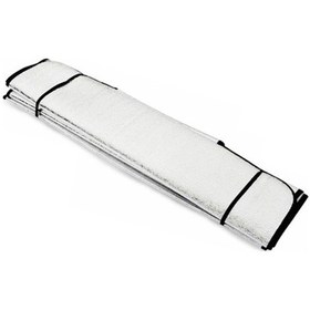 Resim Oto Araç Güneşlik Katlanabilir Parlak Araba Ön Cam Güneşliği 