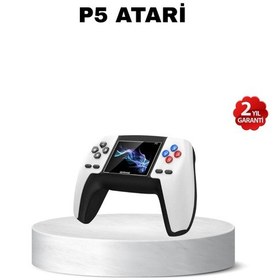 Resim Retro Oyun Konsolu 520 Klasik Oyun, Av Çıkışlı, Şarjlı Dijital Oyun Deneyimi 