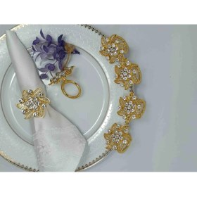 Resim 6 Lı Lüx Peçete Yüzüğü Lüx Peçete Halkası 