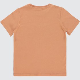 Resim Civil Boys Leaf Nakışlı 10-13 Yaş Tişört - Turuncu - Kiremit / 11-12 Yaş 