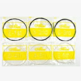 Resim Lea Lc-28B Siyah Misinalı Alt Teller Klasik Gitar Tel Tam Set 