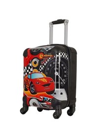 Resim Protocol London Disney Pixar Cars Erkek Çocuk Valizi Kırmızı Siyah 