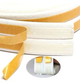 Resim Kapı Pencere Fitili Soğuk Izolasyon Bandı Beyaz 2x3=6 mt 