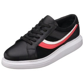 Resim 45-46-47-48-49-50 Numara Bnc2136 Siyah Deri Büyük Numara Spor Ayakkabı Siyah Deri 