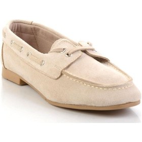 Resim Bambi Bej Kadın Loafer Ayakkabı K01503727572 Bej 