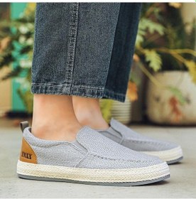 Resim Besthome1 Koyu Erkek Sandalet Espadrille Mekik Koyu Giyim Siyah 