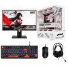 Resim Dragos DRX9813 Ryzen 5 5600 24.5" 16 GB RAM 512 GB SSD NVMe 8GB RTX5050 200Hz 1MS FreeDOS Oyuncu Bilgisayarı 
