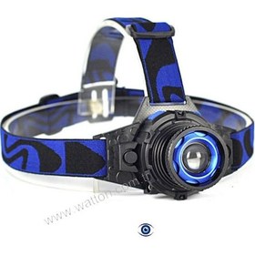 Resim Watton Wt-121 - Q5 Şarjlı Kafa Feneri Siyah 