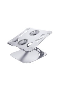 Resim BİPOWER Std-11 Fanlı Katlanabilir Metal Laptop Standı Gümüş 