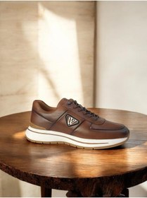 Resim Voyager ERKEK HAKİKİ DERİ KAUÇUK TABAN BAĞCIKLI RAHAT VE ŞIK GÜNLÜK SPOR CASUAL AYAKKABI 