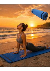 Resim Mey İthalat 10mm Yoga Matı Mavi 