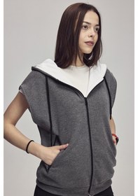 Resim Scorp Impact Reversible Kadın Çift Taraflı Yelek Gri Beyaz Standart 