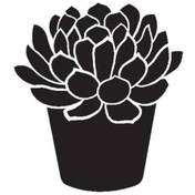 Resim Genel Markalar Saksı Çiçeği Kaktüs Oto Motor Laptop Duvar Folyo Sticker (Tip 1) 40x44 Cm 