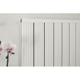 Resim Alüminyum Panel Radyatör Ekol Model 600 Mm X 1200 Mm Ral 9010 Kırık Beyaz 