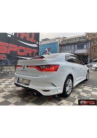Resim Renault Megane 4 Sedan Arka Tampon Eki Fiberglass Boyasız 