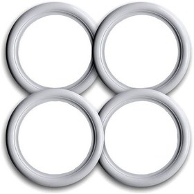 Resim Oto Lastik Yanağı Lüks Beyaz 16 Jant 4 Adet Yanak 