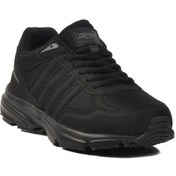 Resim Hafif Esnek Spor Siyah Ayakkabı 25103 G Siyah 