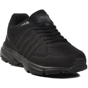 Resim Hafif Esnek Spor Siyah Ayakkabı 25103 G Siyah 