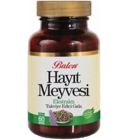 Resim Balen Hayıt Meyvesi 1 Kutu 60 Kapsül 375Mg 