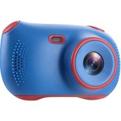 Resim Springsun Çocuklar İçin Mavi Dijital Kamera - 18mp Fotoğraf Çekimi, 1080p Video Kaydı, Çift Lens, 2.0 İnç Ips Ekran, Taşınabilir Tasarım 