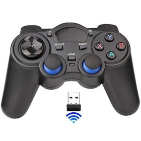 Resim DUHALINE Kablosuz Pc Oyun Kolu 2.4ghz Android Telefon / Tablet / Tv / Tv Box / Ps3 Uyumlu Gamepad 