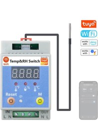 Resim Yaozixa Zemin Sıcaklık Kontrol Cihazı 16a - Tuya Uygulaması İle Uzaktan Erişim, Alexa Ve Google Asistan Desteği, 1m Su Geçirmez Sensör Kablosu 