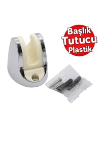 Resim Vidalı Ayarlanabilir Duş Başlığı Tutucu Suya Dayanıklı El Duşu 