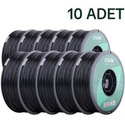 Resim ESUN ABS + x10 Siyah 1.75mm 10lu Paket Filament 