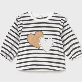 Resim MAYORAL Newborn Kız Bebek Sweatshirt Siyah 
