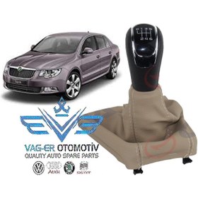 Resim OEM Skoda Superb 2008-2013 (6ıleri) Vites Topuz Körüğü 3t0711113b 