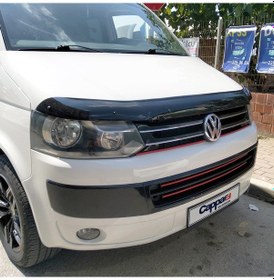 Resim Cappafe Vw T5 Transporter Ön Kaput Koruyucu Rüzgarlık 4Mm 2009-14 