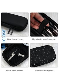 Resim Microcase 2in1 Set Stylus Pen Kılıfı + Apple Pencil Uyumlu 8in1 Kalem Ucu Koruyucu Siyah Al5403 Siyah 