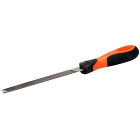 Resim Bahco 1-143-08-1-2 Mil Eğesi Çift Düz Köşeli 8'' Kaba Diş 