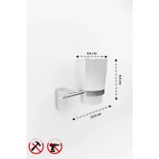 Resim Alper Banyo Krom F1 Model Diş Fırçalığı 5 Yıl Garantili 