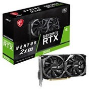 Resim MSI VGA GeForce RTX 3050 Ventus 2X XS 8G OC RTX3050 8 GB GDDR6 128 Bit Dx12 PCIe 4.0 X8 Ekran Kartı 