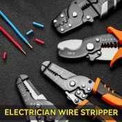 Resim Elektrikçi Tel Kesici, Tel Sıyırıcı Krimpleyici, Tel Sıyırma Aracı, Kablo Sıyırıcı, Kablolama Araçları, Tel Krimpleme Aracı 