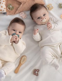 Resim Mooma Palyaço Ve Kelebek Emzik No:3 - Turuncu - Turuncu-Yeşil / Standart 