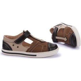 Resim Kiko Şb 26452807-13 Orto Pedik Erkek Çocuk Sandalet Ayakkabı Kahv Kahverengi 