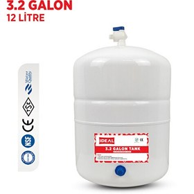Resim İdeal Mağaza Su Arıtma Cihazı İçin 3.2 Galon 12 Litre Su Tankı Deposu 