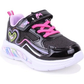 Resim Vicco Marco Kids 03-26y313 Siyah Ortopedik Günlük Işıklı Kız Çocuk Spor Ayakkabı 