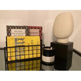 Resim Go Dekor Metal Masaüstü Iskandinav Kitaplık/gazetelik, Çok Amaçlı Organizer 