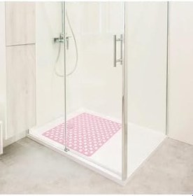 Resim Seahome Kare Vantuzlu Banyo Ve Duşa Kabin, Küvet Içi Kaydırmaz Vantuzlu Banyo Paspası Pembe Isgstorebny17 
