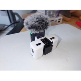 Resim Muhacir DJI Mic 2 Shotgun Mikrofon Aparatı – Kamera / Tripod Mount Adaptörü 