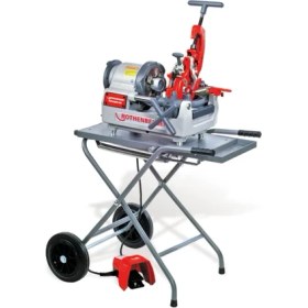 Resim Rothenberger Ropower 50 R 1/2"- 2" Elektrikli Tezgah Tipi Pafta Taşıma Arabasıyla Birlikte 