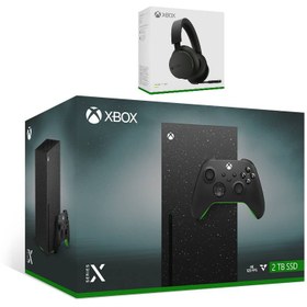 Resim Microsoft Xbox Series X Galaxy Edition 2 TB YD + kulaklik  | Siyah 