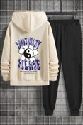 Resim uyguntarz Unisex Positivity Baskılı Eşofman Takımı 