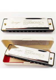 Resim Lexington 10 Delikli Mızıka Professional Harmonica Do c 